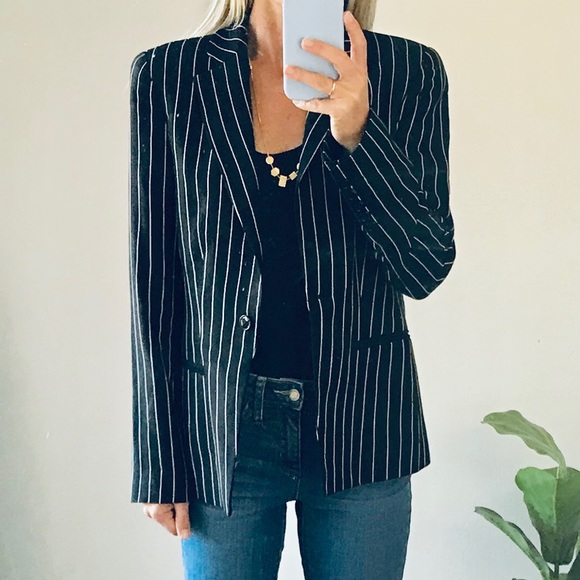 Emporio Armani Jackets & Blazers - Emporio Armani | Vintage Striped Blazer